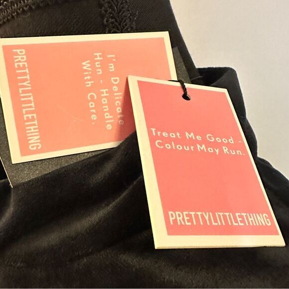 Girls Club Pretty Little Thing Velour Rhinestone Top - Picture 4 of 5